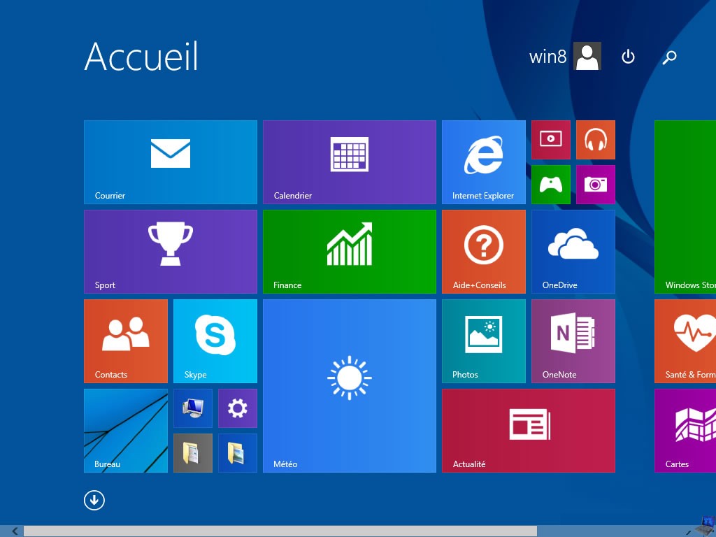 Bureau Windows 8